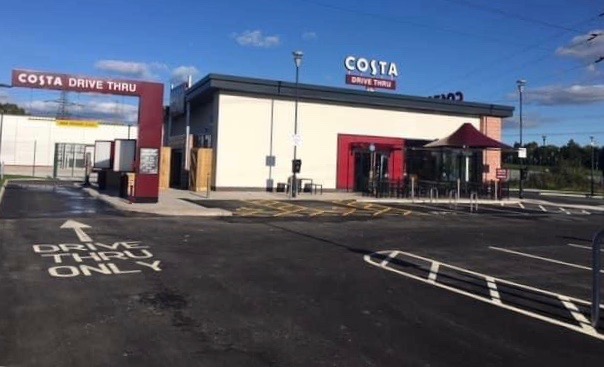 Our first Costa Coffee completed in Blackburn
